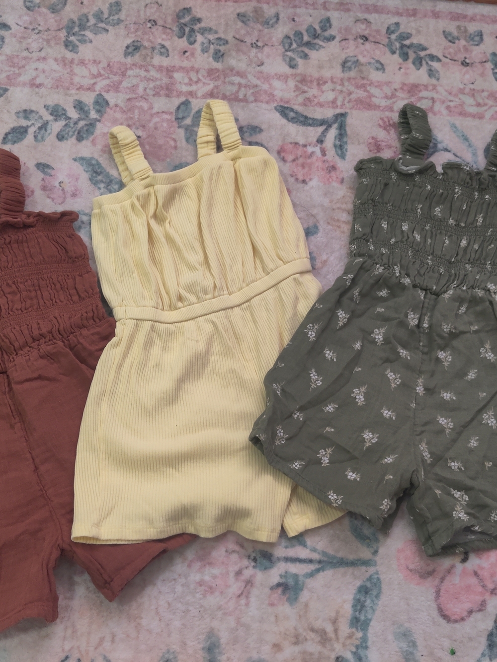 Old Navy Yellow Ribbed Kids Romper